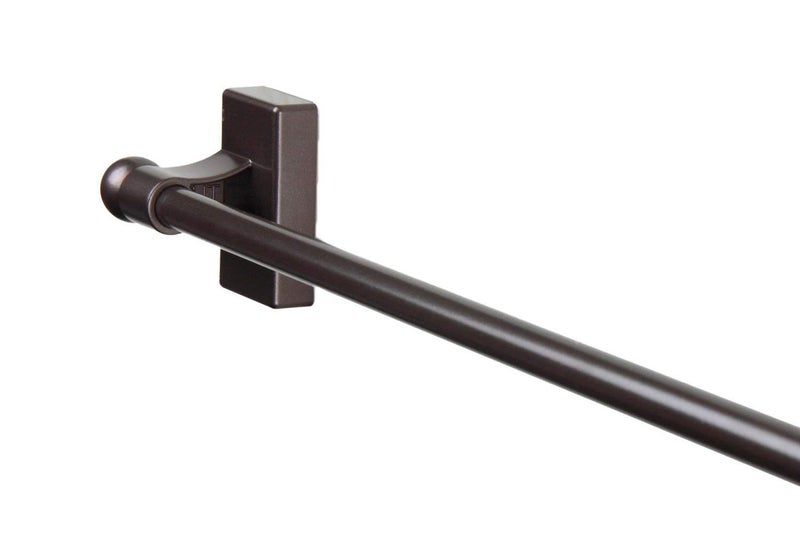 Rod Desyne MAG-07 Magnetic Curtain Rod, 17-30 inch, Cocoa - Image 5